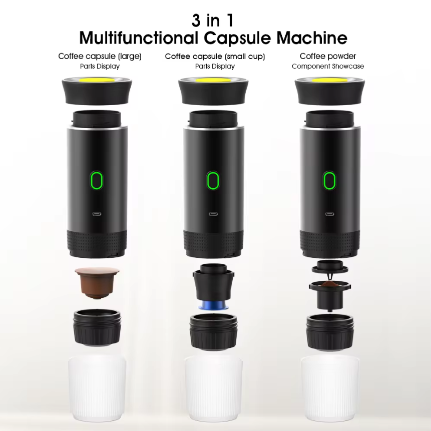 Portable Coffee Machine Fit for Coffee Powder and Coffee Capsule