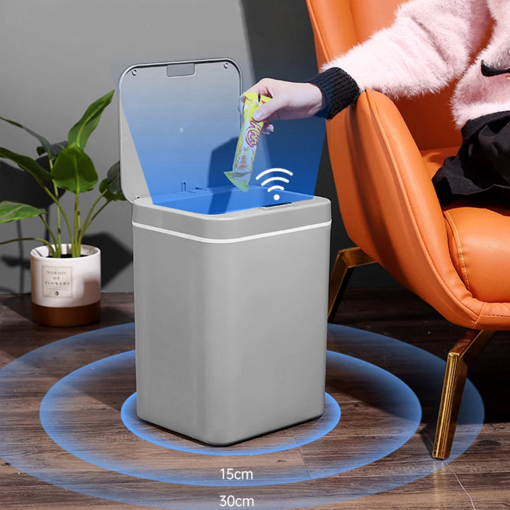 Finds for Home®  16L Smart Sensor Trash Can Bathroom Kitchen Toilet