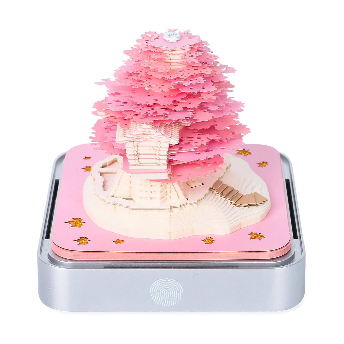 3D Calendar 2025 Omoshiroi Block Sakura Tree Calendar 3D Notepad Block 253Sheet Memo Pad Desk Calendar Note Paper Christmas Gift